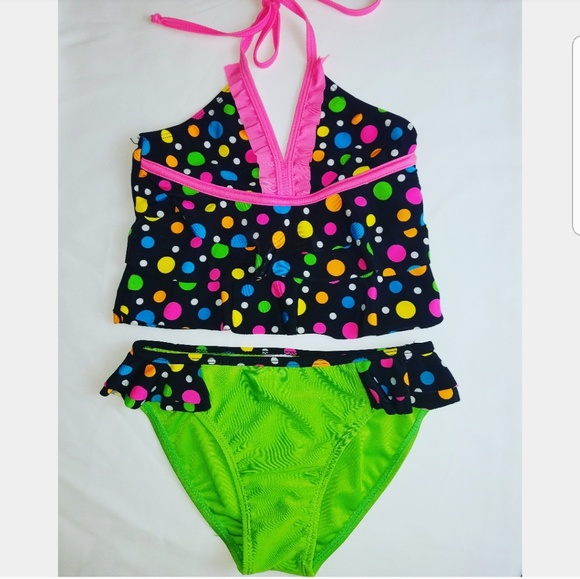 Bikini for gilrs, 2CB Two Pieces Girls Bathing Suit - Picture 1 of 3